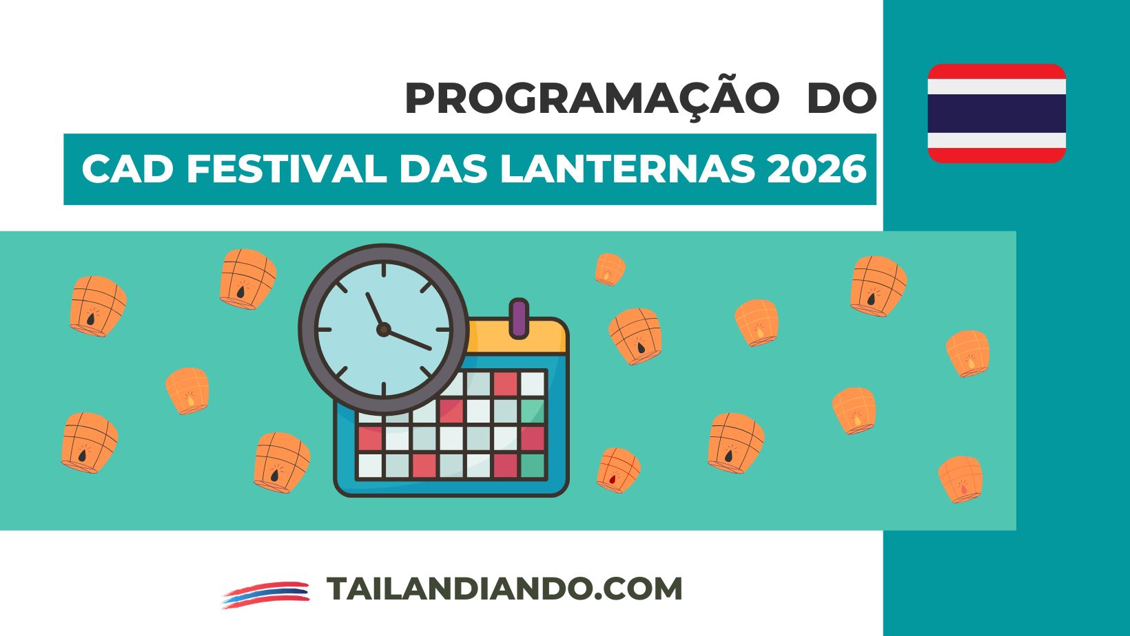 Programação Festival das Lanternas 2026