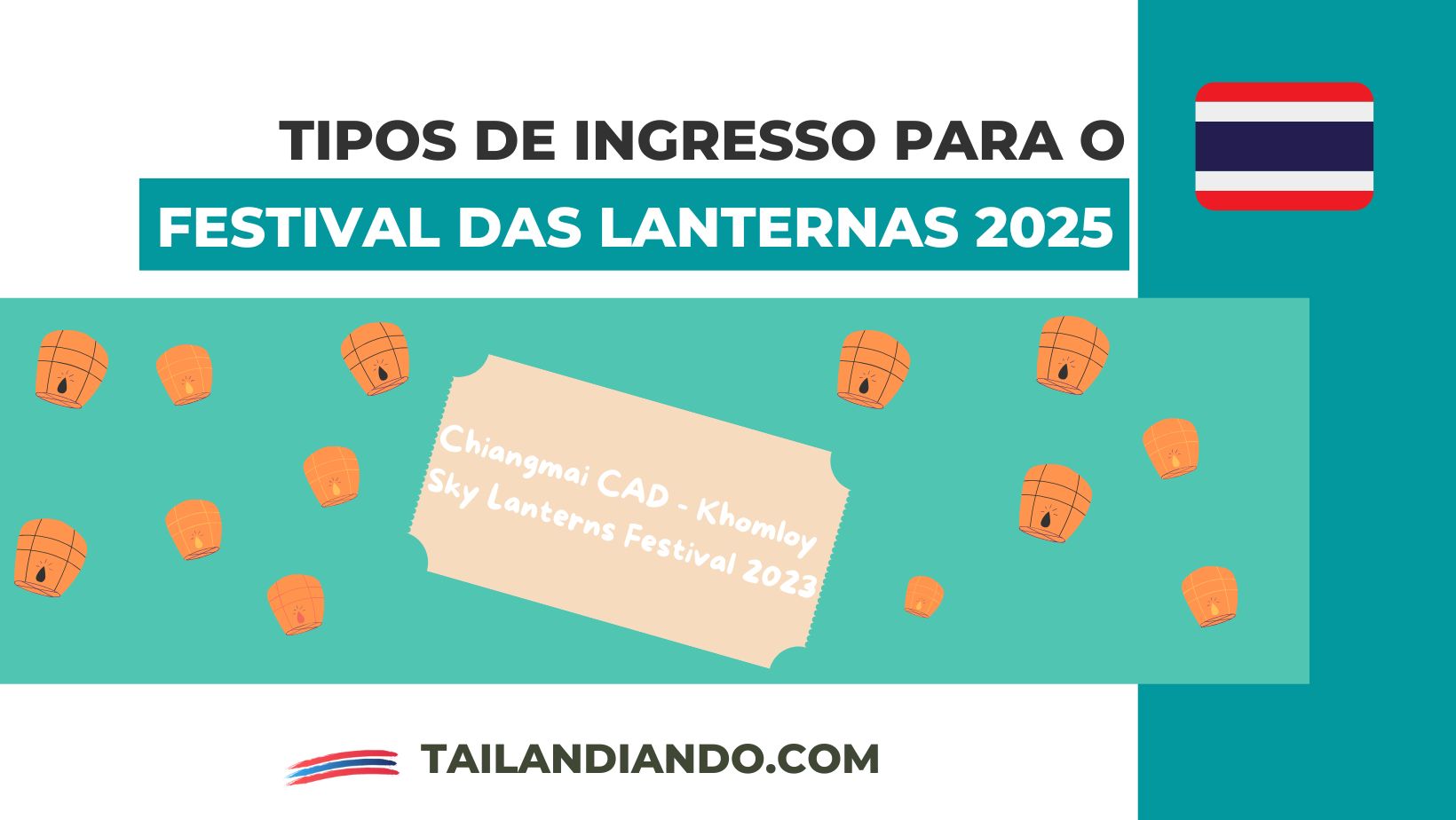 Tipos de ingresso do Festival das Lanternas 2025