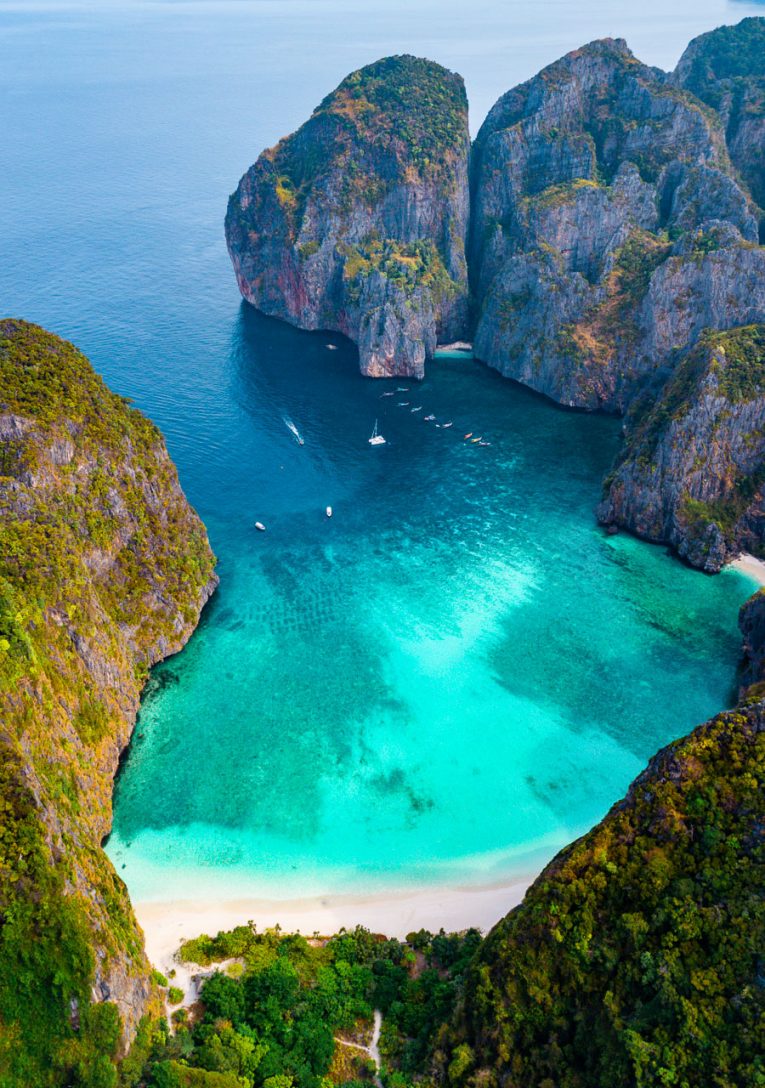 Maya Bay, Tailândia - a praia paradisíaca nas ilhas - passeios em Koh Phi Phi