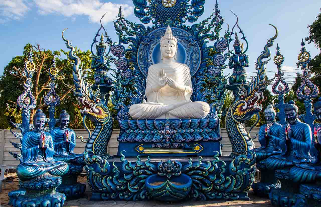 Templo Azul em Chiang Rai Templo Azul em Chiang Rai