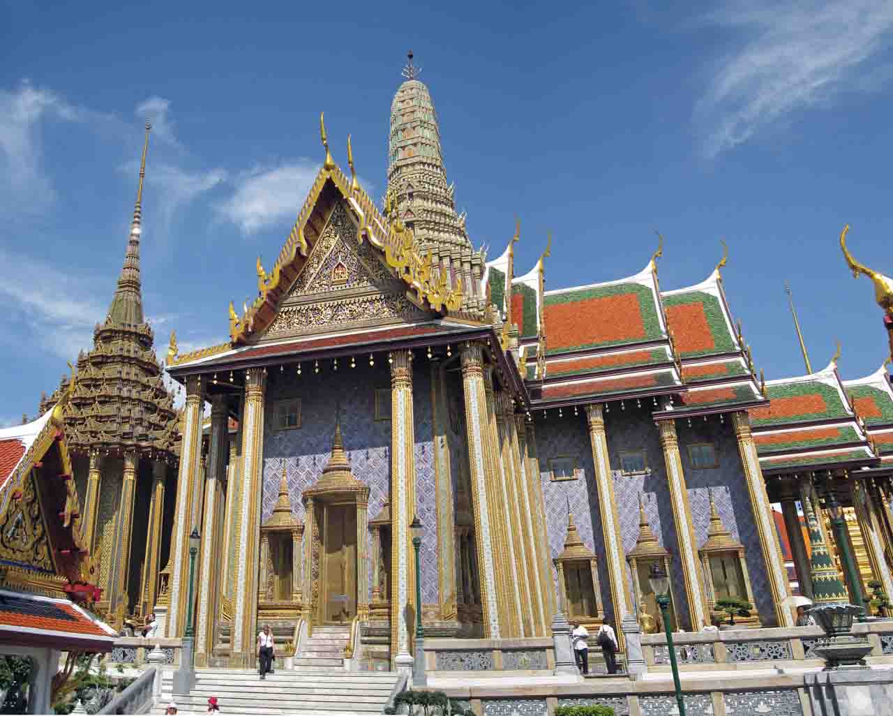 A arquitetura impressionante do Grand Palace, em Bangkok