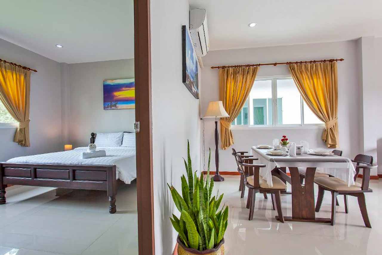 Maikhao Palm Beach Resort, um dos hotéis mais acessíveis da região