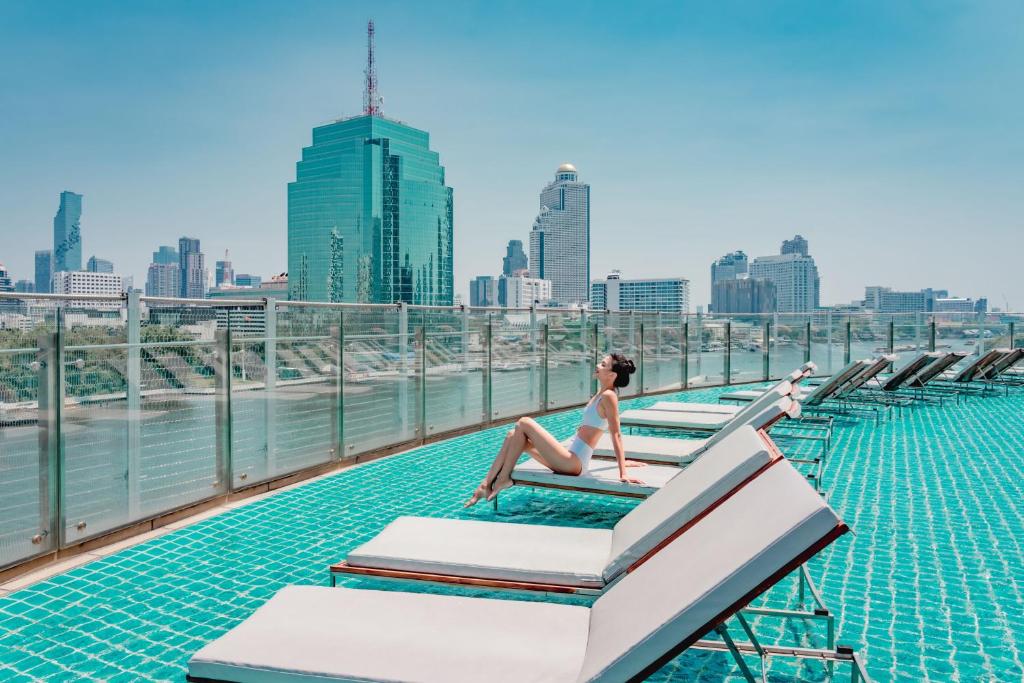 Vista de um dos melhores hotéis de onde ficar em Bangkok - Hilton Millennium