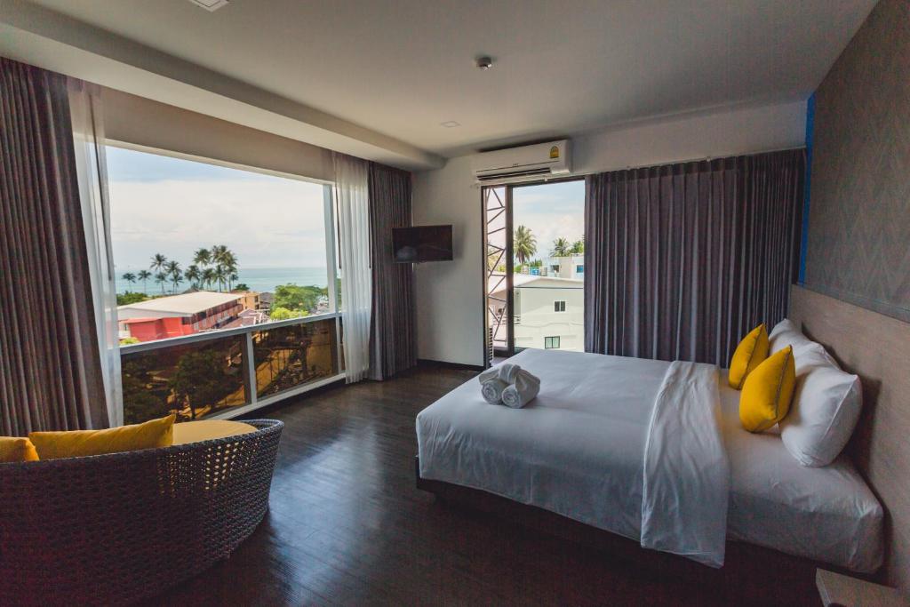 Vista do quarto, da hospedagem Wake Up em Ao Nang - Krabi