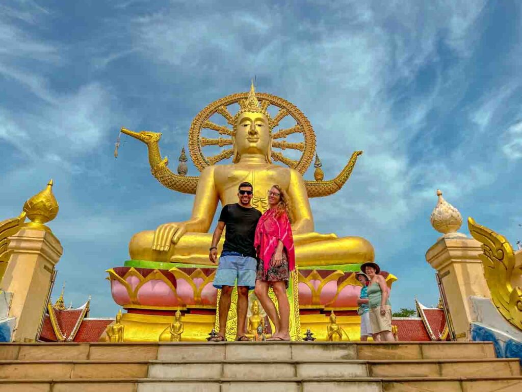 O Big Buddha de Koh Samui é um dos templos mais visitados da ilha.