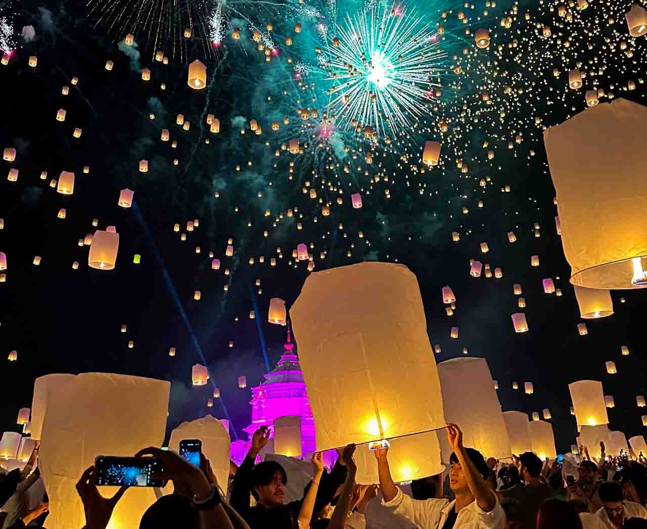 Festival das Lanternas na Tailândia 
