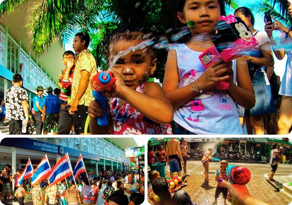 Conhecer o Songkran - O Ano Novo Tailandês, é uma ótima opção do que fazer na Tailândia em abril. 