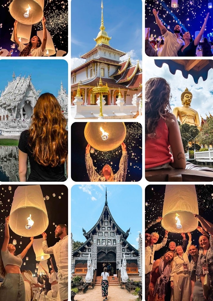 Pacote de viagem de 15 dias com o Festival das Lanternas - tailandiando