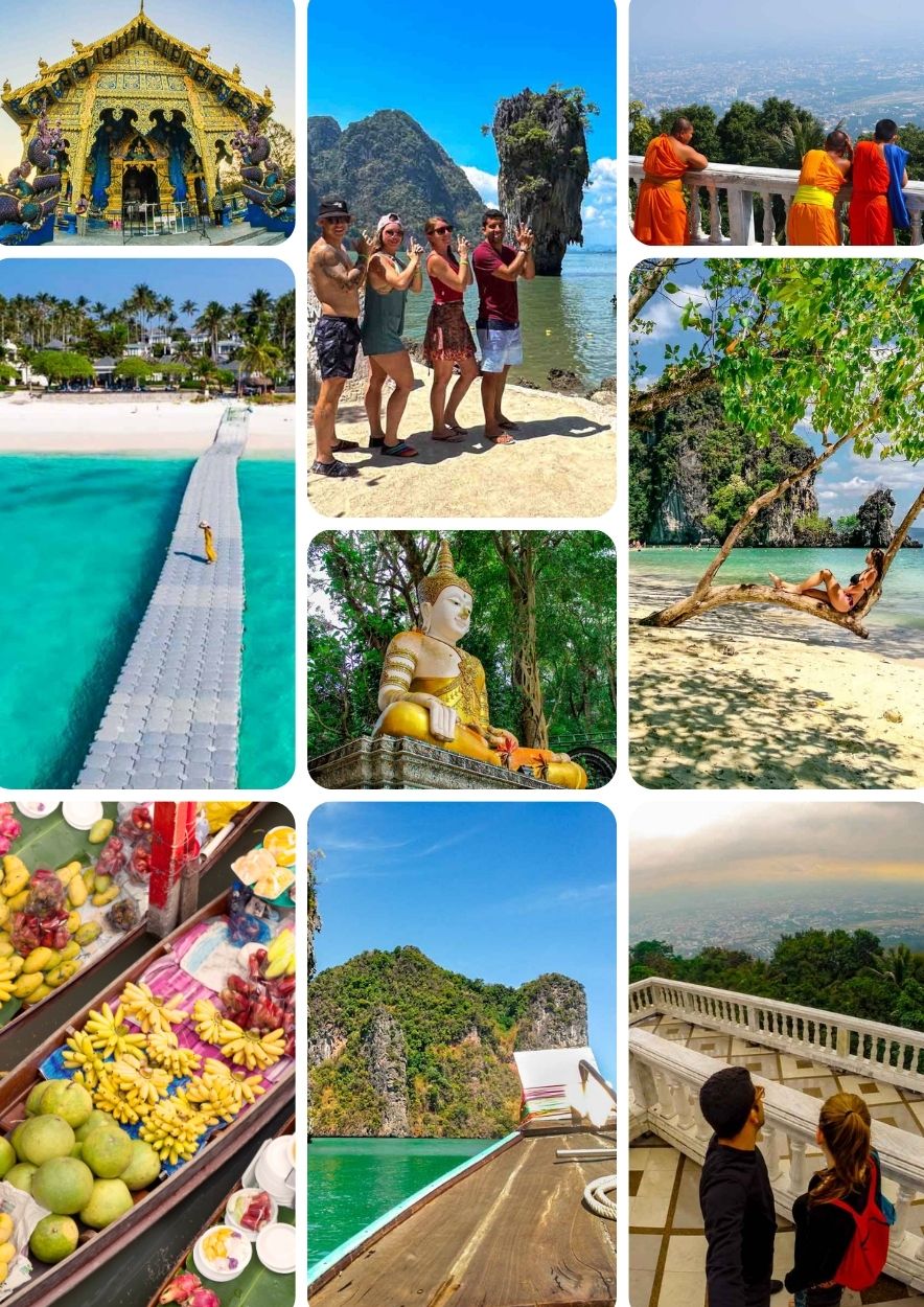 Pacote de viagem para Tailândia de 10 dias com Krabi ou Phi Phi