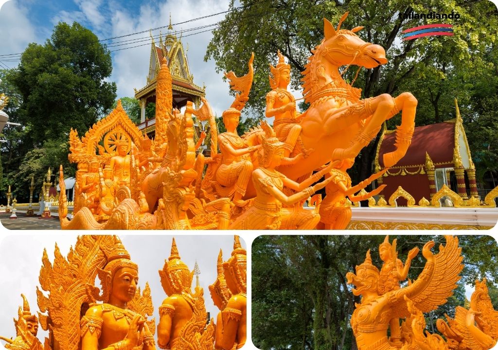 O Festival de Velas de Ubon Ratchathani, é um evento que acontece na Tailândia em agosto.