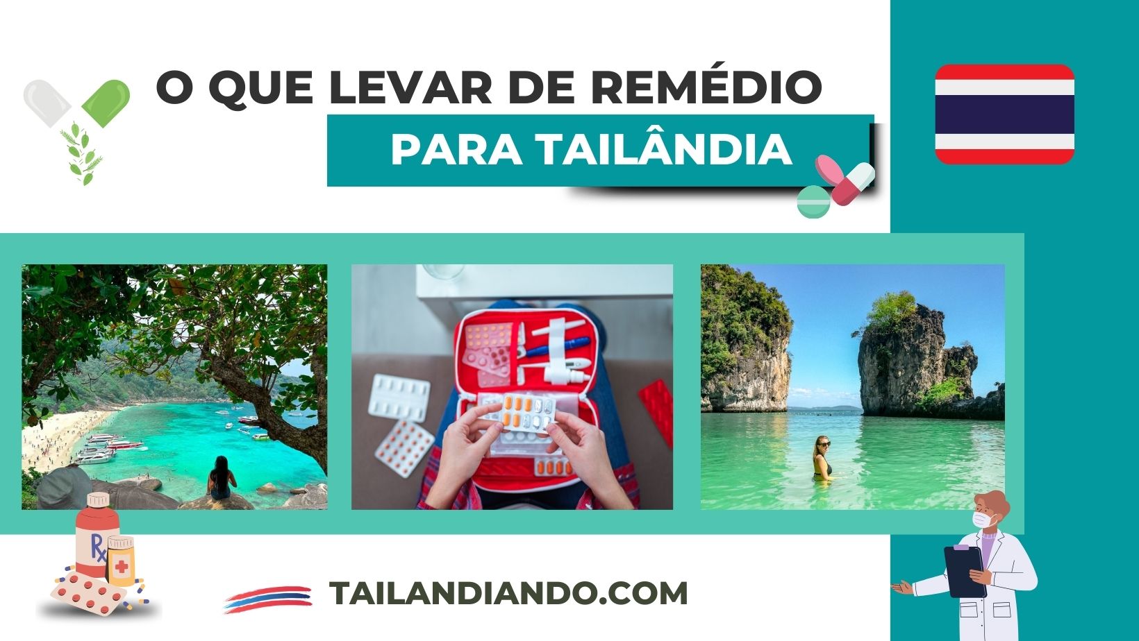 Rémedios para Tailândia: o que levar