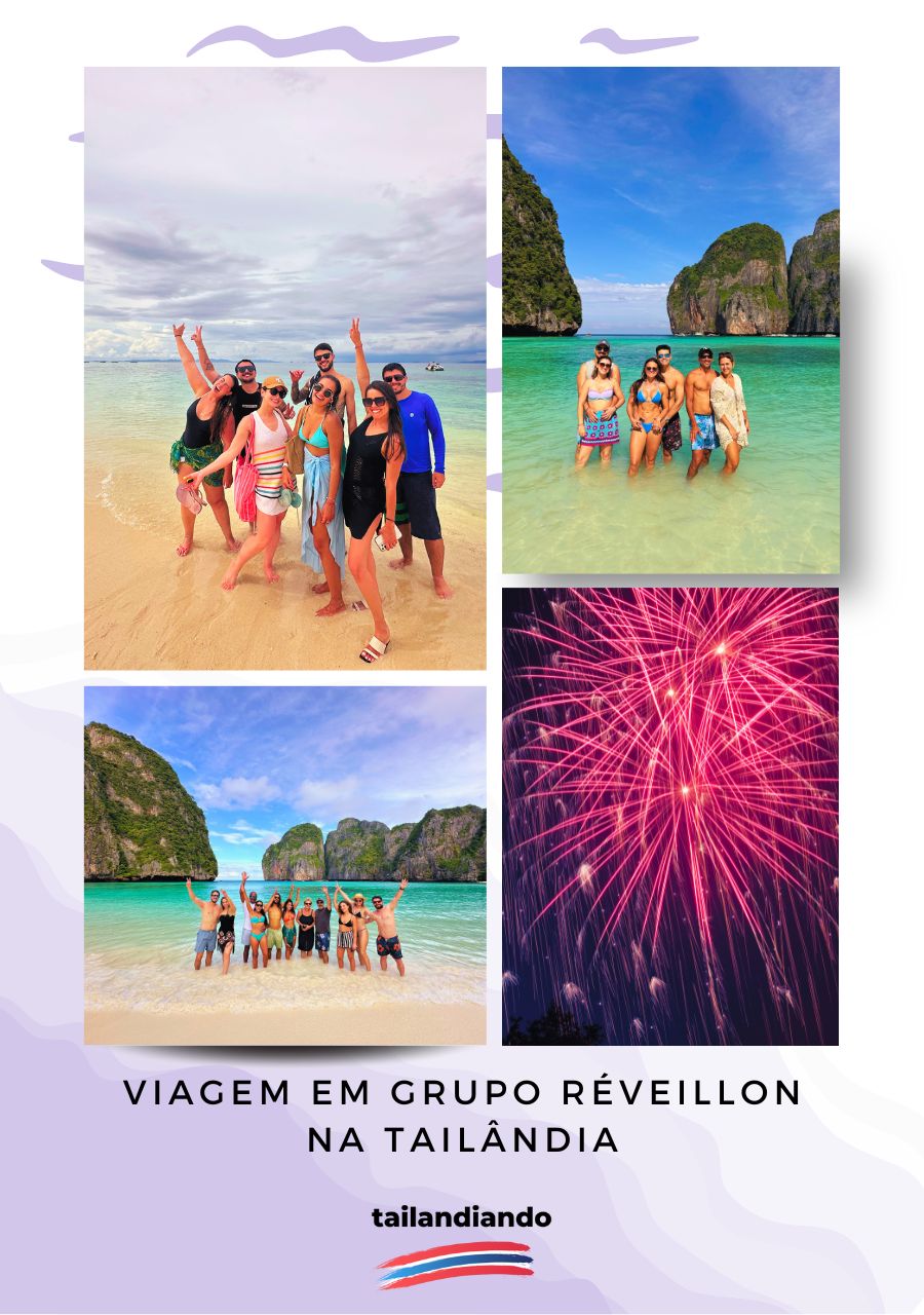 Viagem em grupo Réveillon na Tailândia Viagem em grupo para passar o réveillon na Tailândia