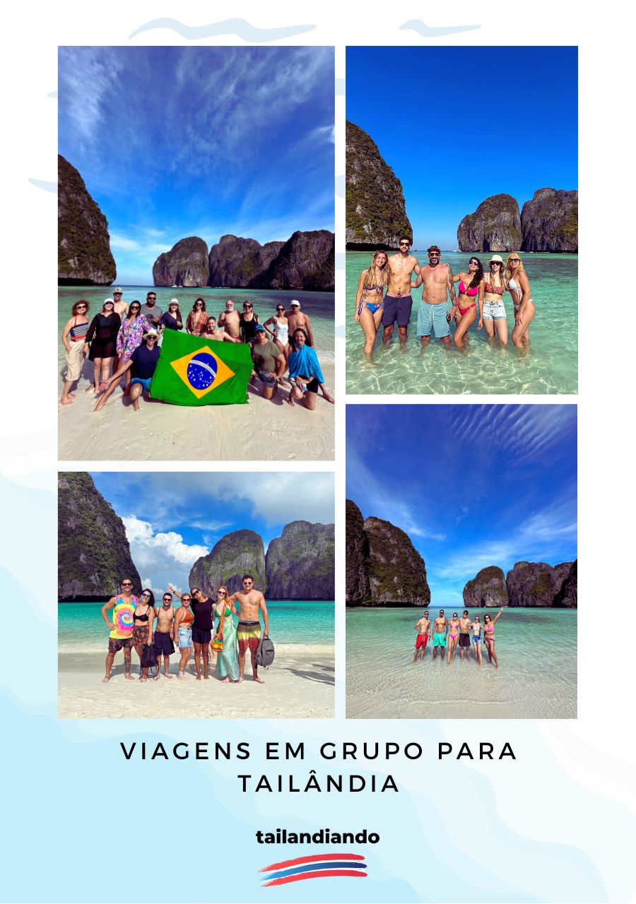 Viagens em grupo Tailândia com a Tailandiando - principal agência de turismo para brasileiros e portugueses na Tailândia.