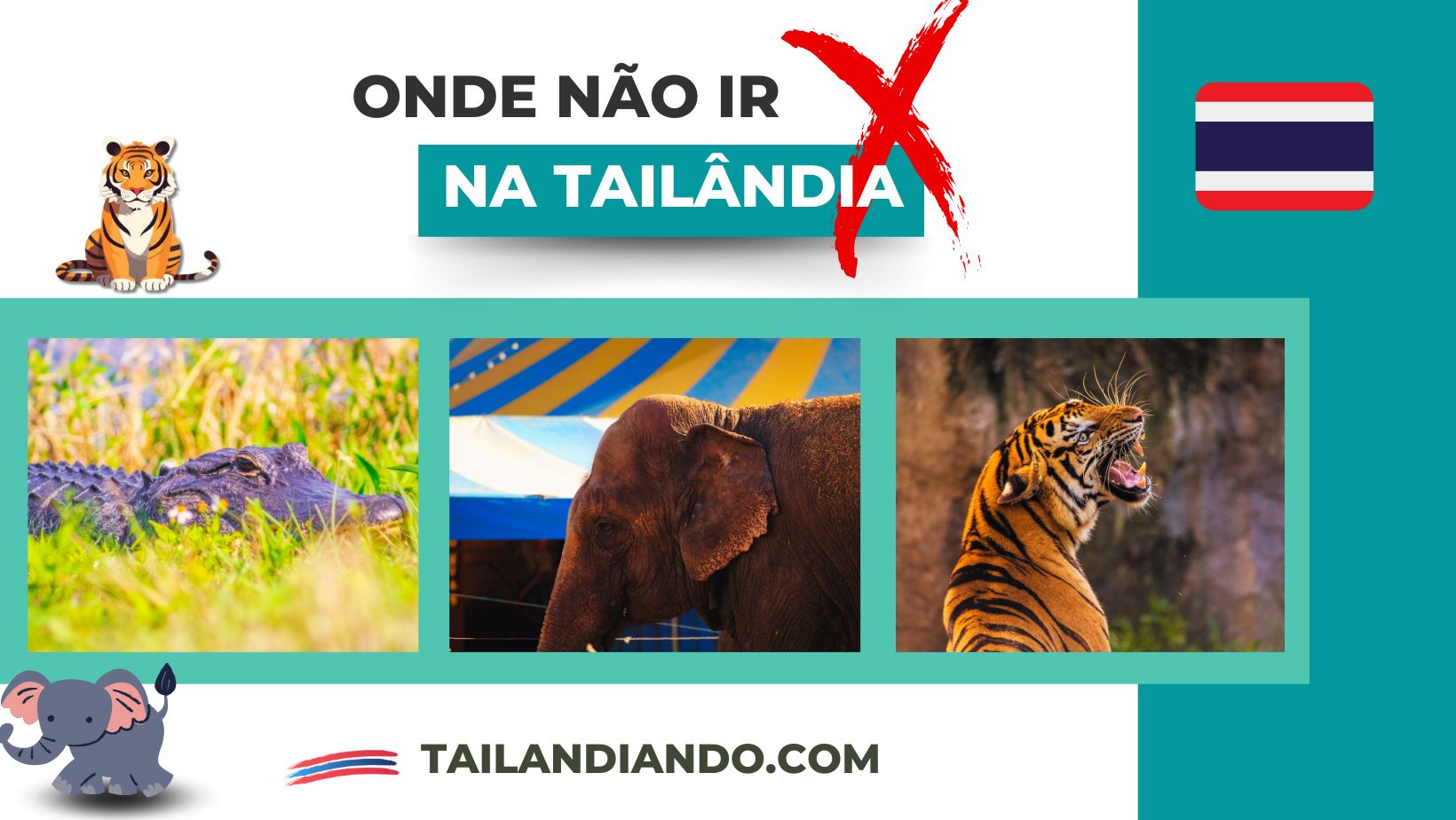 Atrações para não visitar na Tailândia