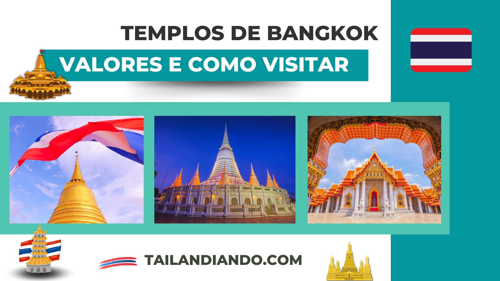 Principais templos de Bangkok