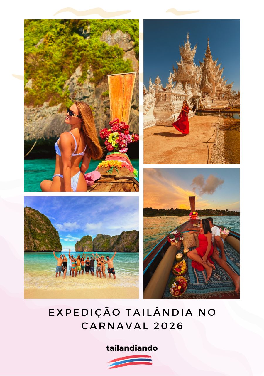 Expedi&ccedil;&atilde;o para a Tail&acirc;ndia no Carnaval 2026