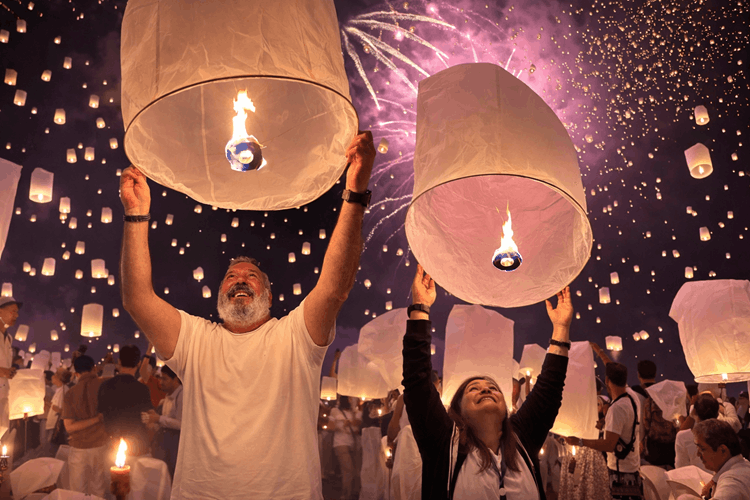 Um pacote de 10 dias na Tail&acirc;ndia, com o Festival das Lanternas em Chiang Mai