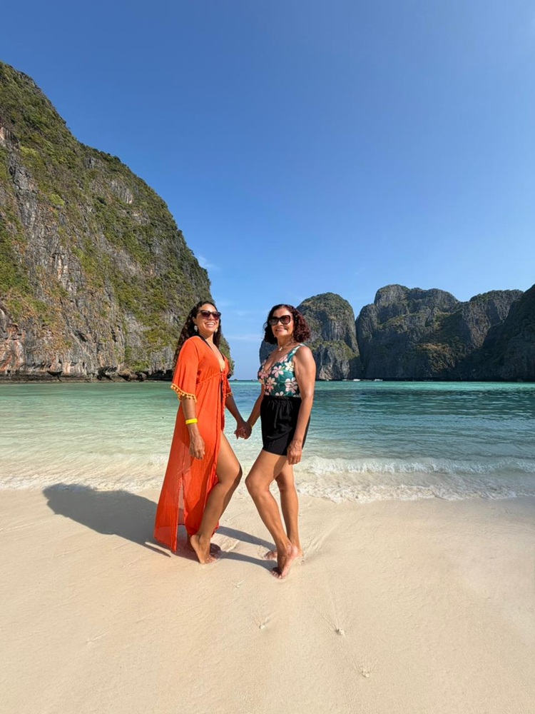 Juliana e Esmeralda do Trip Partiu aproveitando o Pacote de viagem para Tailândia