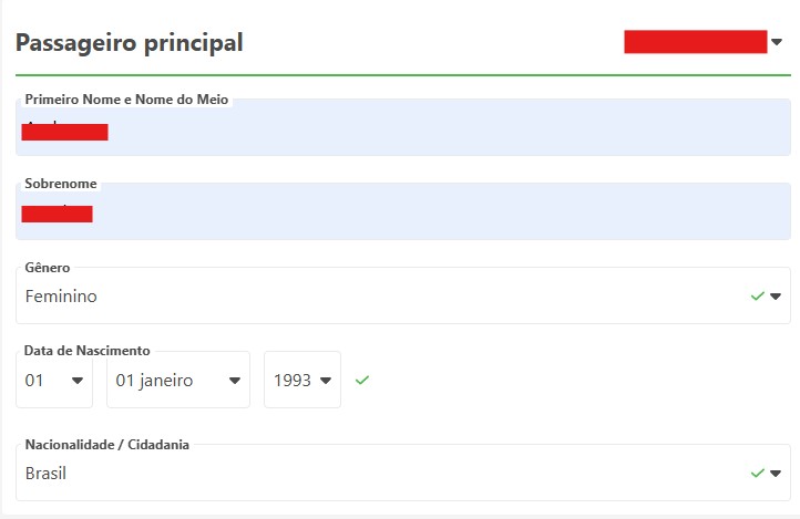 Preenchendo os dados pessoais no site do 12go Asia Preenchendo os dados pessoais no site do 12go Asia