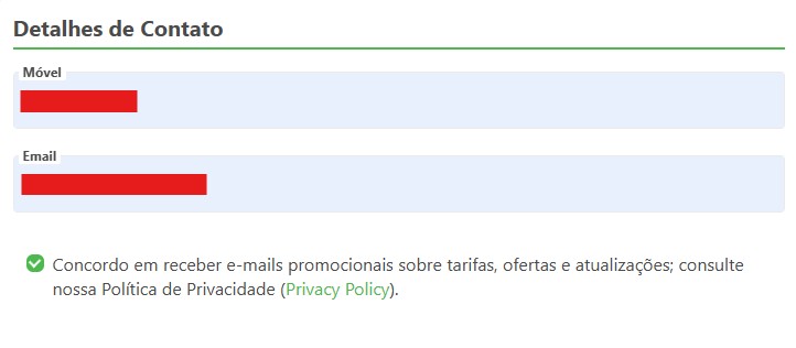Preenchendo os dados pessoais no site do 12go Asia Preenchendo os dados pessoais no site do 12go Asia
