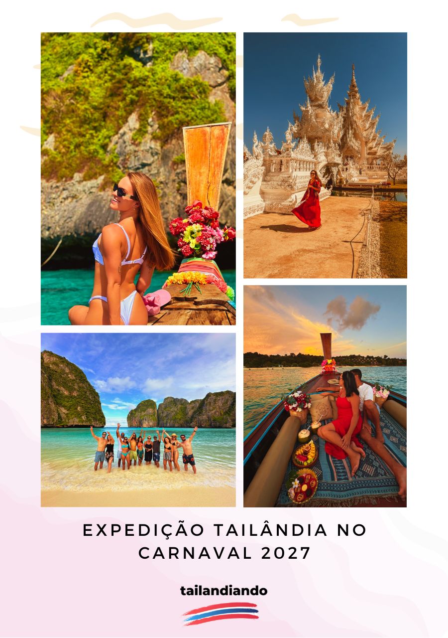 Expedição Carnaval 2025 Expedição no Carnaval 2027 para Tailândia