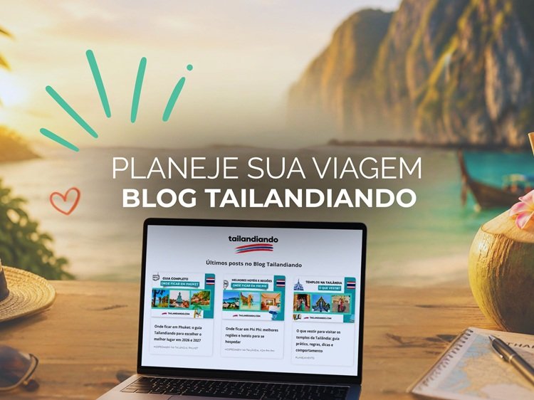 Link da Bio Tailandiando - Planeje sua viagem com as dicas do blog