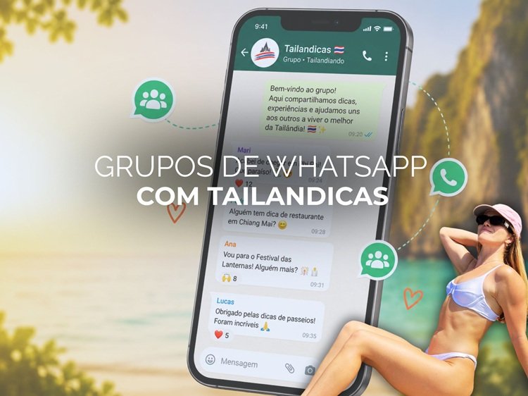 Link da Bio Tailandiando - Confira nossas Tailandicas no grupo do Whatsapp