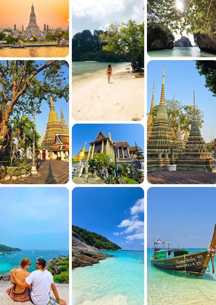Pacote 7 dias para Tailândia com Phi Phi (1) Pacote de viagem para Tailândia com 7 dias com Phi Phi