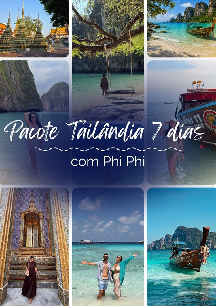 Pacote Tailândia 7 dias com Phi Phi (1) Pacote Tailândia 7 dias com Phi Phi