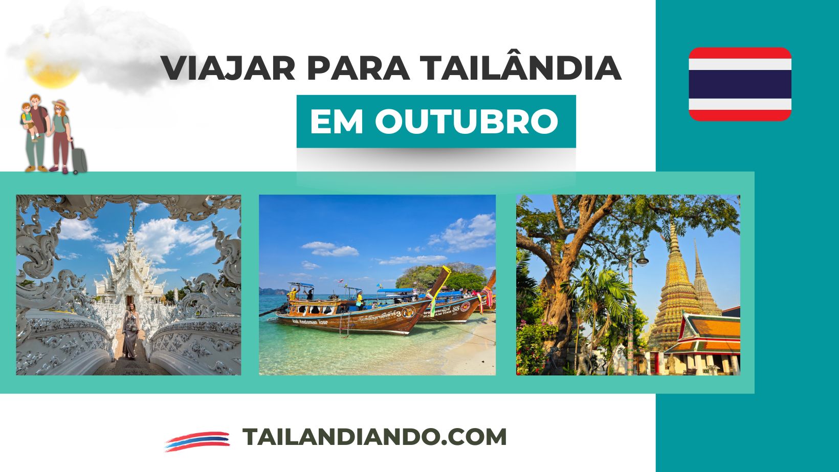Viajar para Tailândia em outubro com pacotes e expedições