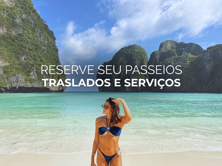 Link da Bio - Reserve os passeios, traslados e servi&ccedil;os na Tail&acirc;ndia
