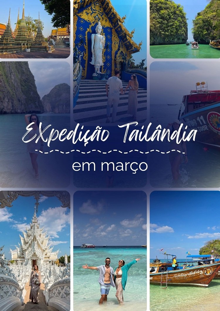 Expedição Tailândia em março Viagem em grupo para Tailândia no mês de março