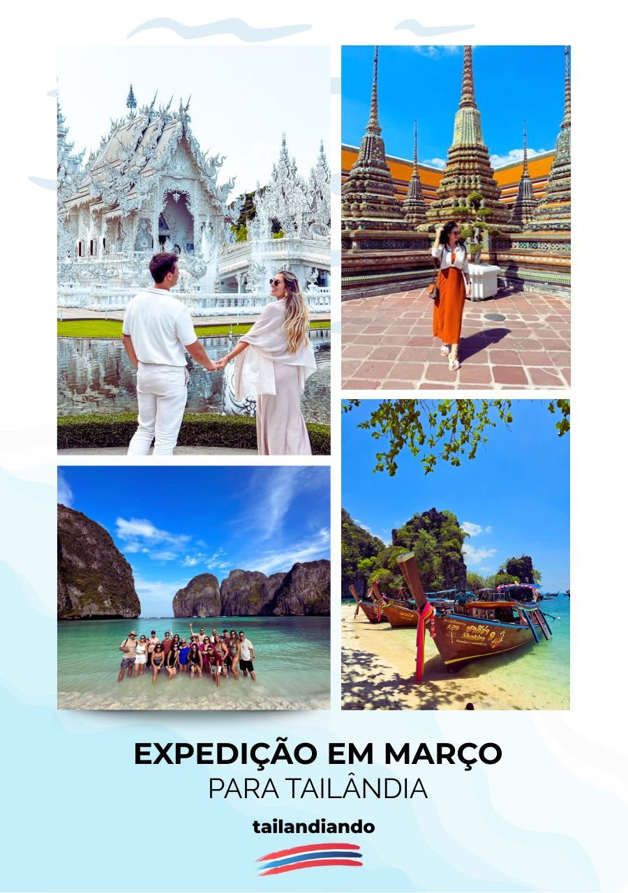 Expedição em março para Tailândia Expedição para Tailândia em março