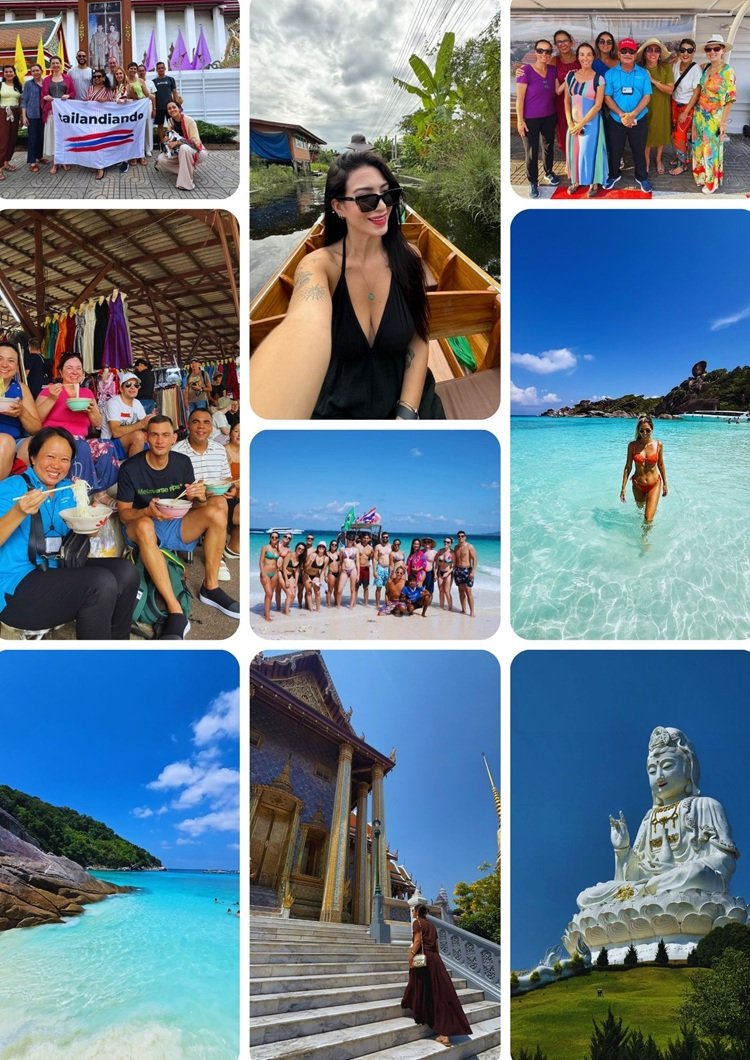 Viagem em grupo para Tailândia em março Viagem em grupo com a Tailandiando