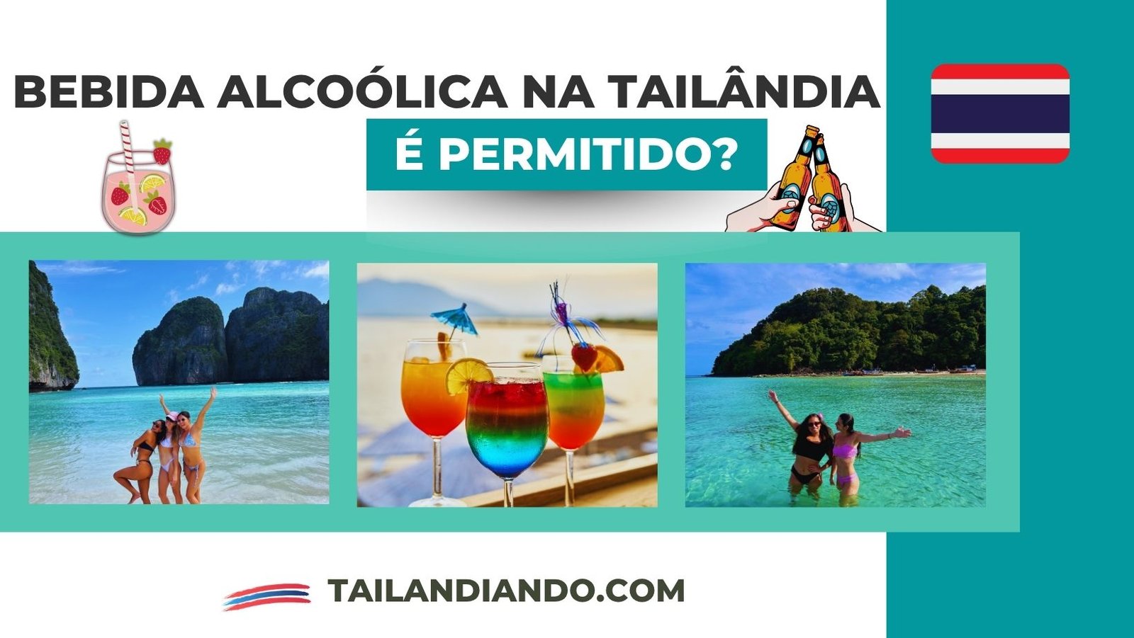 Consumo de bebida alcoólica na Tailândia Regras de consumo de bebida alcoólica na Tailândia